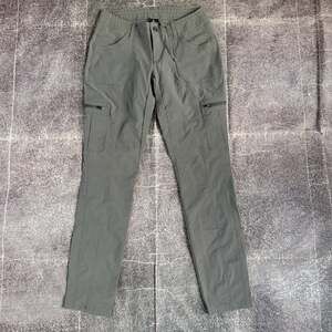 Women's Kuhl Horizn Reflex Soft Shell Skinny Gray Lightweight Hiking Pants Sz 2